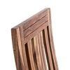 Columbus Sheesham Wood Dining Chair Set of 2 in Teak Finish