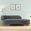 Maddox Velvet 3 Seater Sofa in Grey Colour