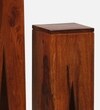 Volgo Solid Wood Side Table in Honey Oak Finish
