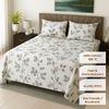 Threads Silky Touch Camri Series Premium Super King Size Flat Bedsheet 275 x 275 cms