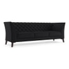 Weston 3 Seater Half Leather Sofa (Licorice)