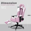 ASE Gaming Gold Series With Footrest Gaming Chair (Pink)