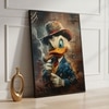 The Castle Decor Cartoon Duck Pop Art Wall Art Framed Painting 20x30 Inch