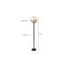 Boone Black Bamboo Shade Floor Lamp