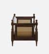 Rattan Solid Wood 2 Seater Sofa in Provincial Teak Finish