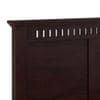 Fidora Solid Wood Queen Size Hydraulic Storge Bed In Mahogany Finish