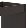 Ally Engineered Wood Side Table in Dark Wenge Finish