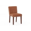 Atlas Solid Wood 6 Seater Compact Dining Table With Ludo Upholstered Dining Chairs