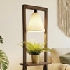 Euphoria Beige Jute Floor Lamp with Beige Jute Base