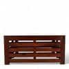 Kingsville Sheesham Wood Contemporary Square Coffee Table In Honey Finish