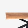 Avrelle Jewel Solid Wood 6 Seater Dining Table in Brown Finish