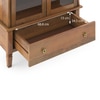 Malabar Mango Wood  Bookshelf in Amber Walnut Finish