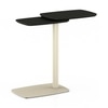 Otis C table in Black and Champagne finish