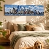 New York City Skyline Canvas Wall Art 12 x 46 Inch