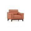 Colby 1 seater Fabric Sofa in Saddle Tan