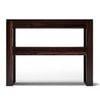 Epsilon Solid Wood Console Table in Mahogany Finish