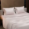 Stoa Paris Double Bedsheet with 2 Pillow Covers sheet with Blushing Pink