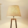 Salita Beige Jute Floor Lamp with Beige Jute Base