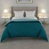 Falguni 
Ocean Blue-Teal Blue Solid 250 Gsm Microfiber Single Bed Comforter
