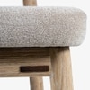 Dune Solid Wood Dining Chair in Grey Colour