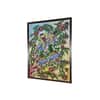 Madhubani Folk Canvas Wall Prints Canvas Wall Prints Set of 1 Multicolor Matte