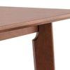 Augusta 6 Seater Dining Table In Dark Walnut Finish