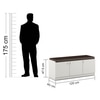 Optima Shoe Rack in Frosty White Finish