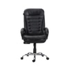 Ettorez Vanity Hb Premium Leatherette Chair In Black Colour