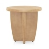 Kaya Solid Wood Side Table in Oak Finish