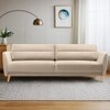 Rockson Fabric Sofa (Cream)