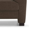 Farina Essential 1 Seater Fabric Sofa in Daschund Brown Colour