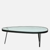 Oval Marble Top Center Table Set Of 2