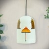 Imperial Glass Electric Ceiling Light in White Colour