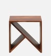 Alger Sheesham Wood End Table In Honey Oak Finish