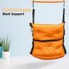 Swingzy Made in India Soft Polyester Hanging Swing for Adults Orange