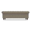 Winchester Premium 3 Seater Fabric Sofa in Mist Brown Colour