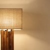 Palisade Beige Jute Floor Lamp with Beige Jute Base