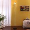 Phil Black Glass Shade Floor Lamp