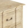 Helena Solid Wood Chest of 3 Drawers in White Finish