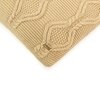 Nile Desert Sand Cotton Cushion Cover 16X16  Inches