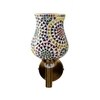 Devansh Metal Electric Wall Light in Gold Colour with Multi Shade Count of 1 Light