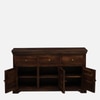 Sheesham Wood Sideboard In Scratch Resistant Provincial Teak Finish