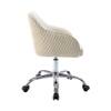 Doe Buck Leisel Modern Off White Velvet Office Chair