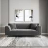 Wynn 3 Seater Fabric Sofa in Urban Grey Colour