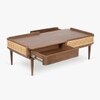 Meadow Solid Wood Coffee Table in Brown Colour