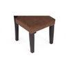 Newport wood Dining Chair in Taupe Brown Velvet Upholstery with MAHAGONY FINISH