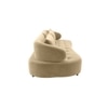 Henry Velvet 3 Seater Sofa Beige Color