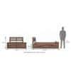 Bunai Solid Wood King Size Box Storage Bed In Teak Finish