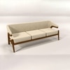 Contemporary Premium Minimalist Fabric Sofa (Colour: Beige, Seater: 3+2)