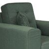 Payton 1 Seater Fabric Sofa in Fern Green Colour